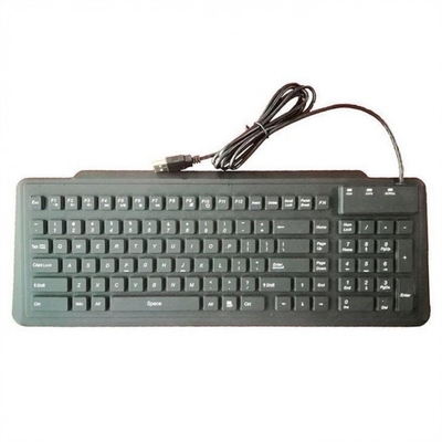 Wired USB Foldable Silicone Rubber Keyboard Slim Roll Up Travel Portable
