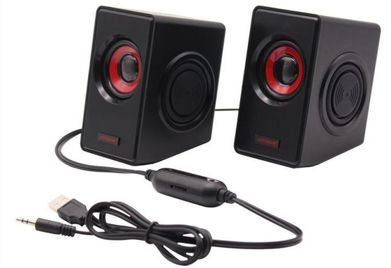 100HZ-18KHZ Desktop Digital Multimedia Speaker 2.0 Powered By USB Loudspeaker 3.5mm