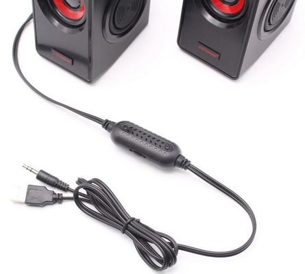 100HZ-18KHZ Desktop Digital Multimedia Speaker 2.0 Powered By USB Loudspeaker 3.5mm