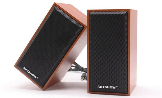 Portable USB 2.0 Desktop Hifi Bookshelf Speakers With Subwoofer Multimedia