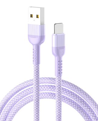 ODM 3 in 1 Nylon Braided Fast USB Data Cable 5V2.4A