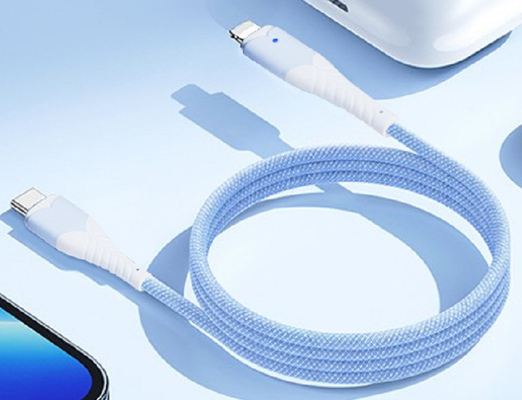 ODM 3 in 1 Nylon Braided Fast USB Data Cable 5V2.4A