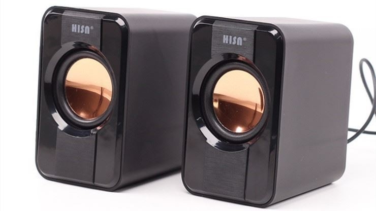 Vintage przewodowy dźwięk przestrzenny Subwoofer Hifi 2.1 System głośników 65dB