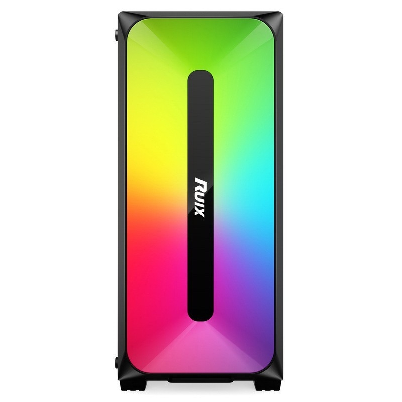 Obudowa Micro ATX/ATX/ITX Dazzle ARGB Effect Panel przedni Zasilacz montowany na dole Dostępny w kolorze czarnym i białym