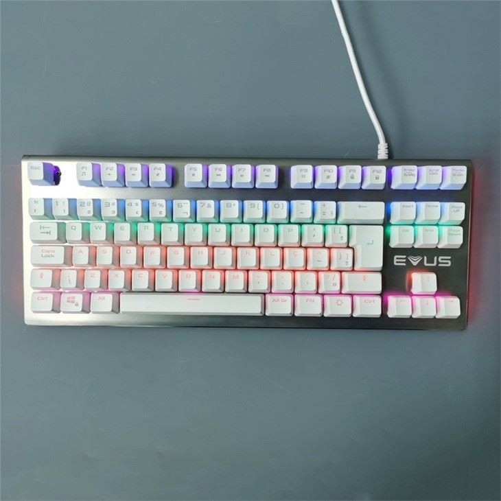 Bezprzewodowa klawiatura mechaniczna 87 Mysz podświetlana RGB Przewodowa ochrona przed kurzem do maszyny do pisania