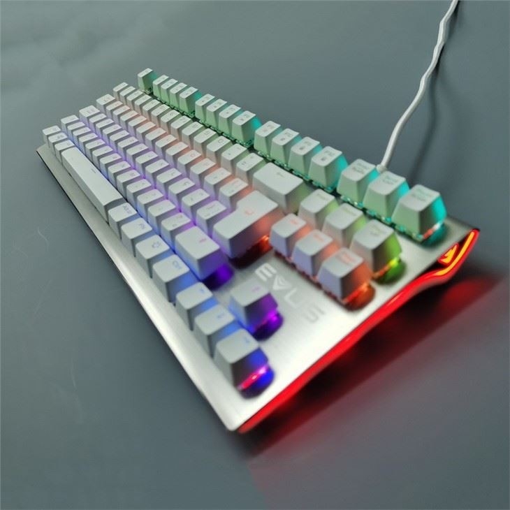 Bezprzewodowa klawiatura mechaniczna 87 Mysz podświetlana RGB Przewodowa ochrona przed kurzem do maszyny do pisania
