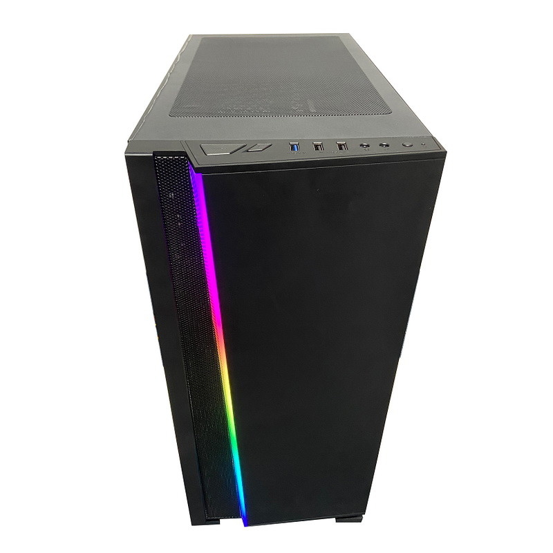 Szafka komputerowa ATX ITX Tunel czasowy RGB Pełna wieża Szklana obudowa PC 36 cm Radiator