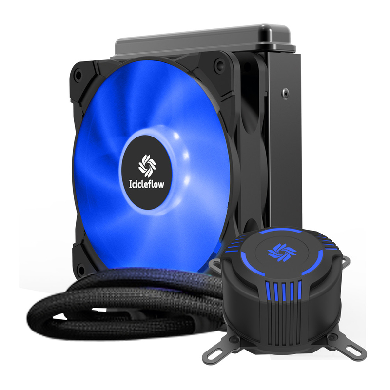 120mm RGB CPU obudowa komputera chłodnice chłodnicy szczelna pompa o wysokim przepływie do procesora AMD/Intel