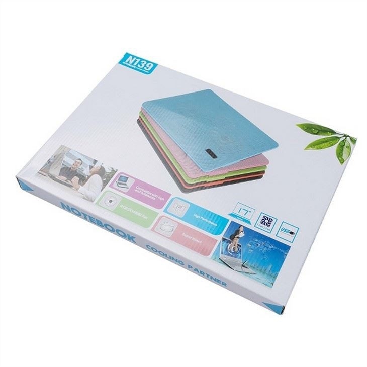 ETEK Laptop Cooling Pad - OEM 2 Fans Notebook Cooler Stand Laptop Air Cooler Pad 4W Pięć kolorów