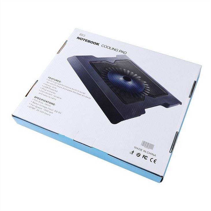 Podkładka chłodząca do laptopa ETEK - Wentylator chłodzący do laptopa 14CM, akcesoria dla notebooków