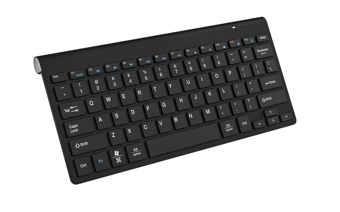 Bezprzewodowy 2.4G All Black klawiatura i mysz prosty styl do biura domowego