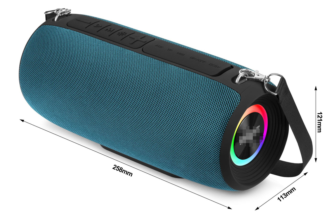 Przenośny głośnik Bluetooth Hi-Fi 10W, dostarczający silny, krystalicznie czysty dźwięk dla telewizora, projektoru i komórki