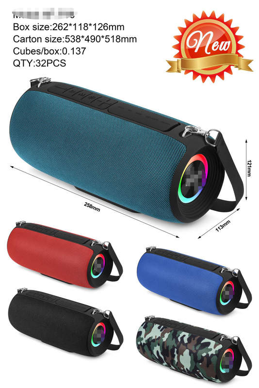 Przenośny głośnik Bluetooth Hi-Fi 10W, dostarczający silny, krystalicznie czysty dźwięk dla telewizora, projektoru i komórki