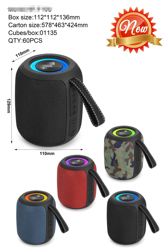 Przenośny 10W Hi-Fi Running Marquee Radio Bluetooth Speaker z światłami, nadaje się do sparowania z telewizorem lub projektorem, aby cieszyć się wysokiej jakości domowym audio i wideo