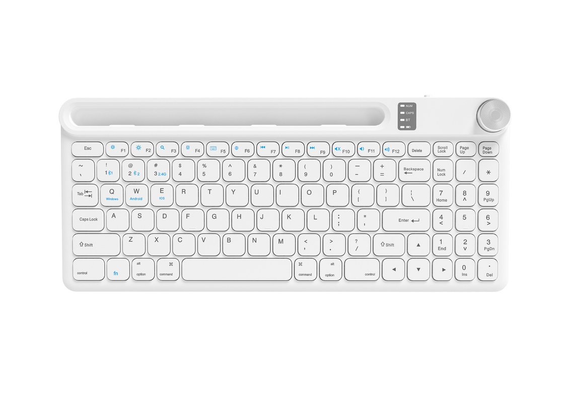 Klawisza Bluetooth 3.0 lub 5.0 z 96 klawiszami, przenośna do częstego używania przez urządzenia mobilne z tabletami lub laptopami
