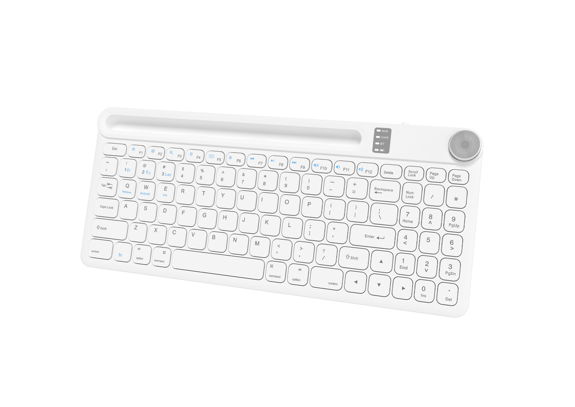 Klawisza Bluetooth 3.0 lub 5.0 z 96 klawiszami, przenośna do częstego używania przez urządzenia mobilne z tabletami lub laptopami