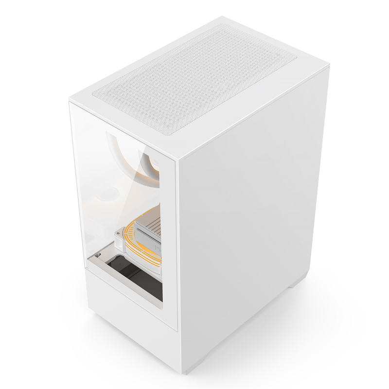 Micro-ATX ITX PC Gaming Case 1 HDD Bay 1 SSD Drive Bay Obie kolory Czarno-białe
