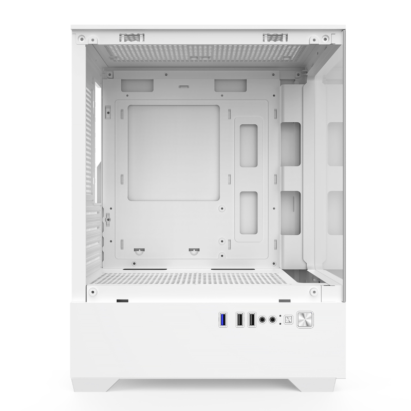 Micro-ATX ITX PC Gaming Case 1 HDD Bay 1 SSD Drive Bay Obie kolory Czarno-białe