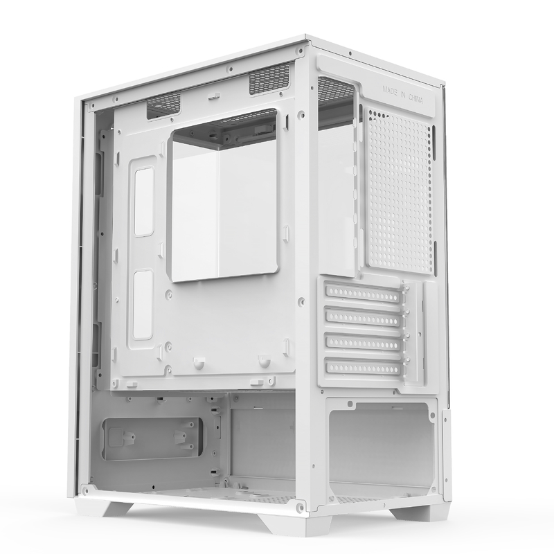 Micro-ATX ITX PC Gaming Case 1 HDD Bay 1 SSD Drive Bay Obie kolory Czarno-białe