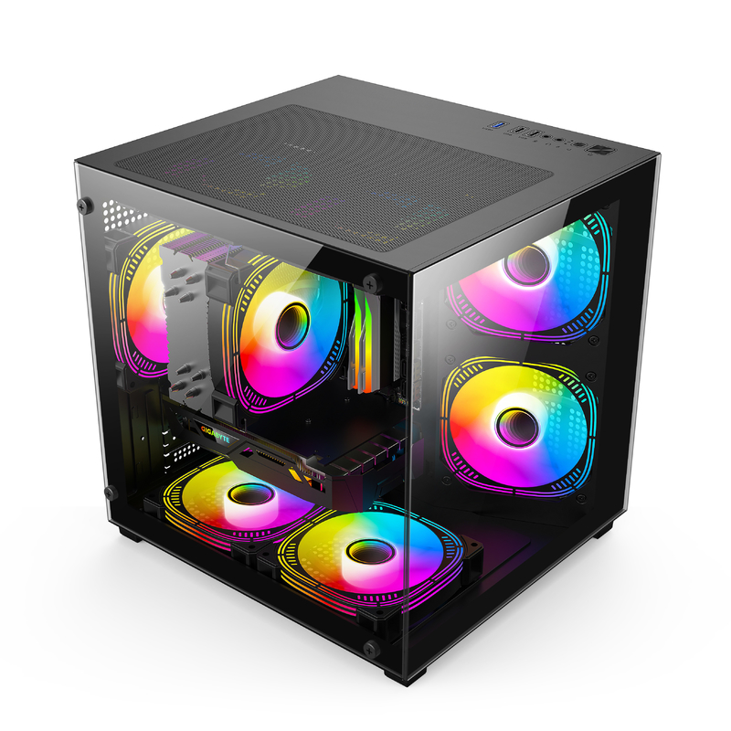 Micro-ATX / ITX PC Case Awesome Rozpraszanie ciepła obsługuje wiele różnych konfiguracji sprzętu dla profesjonalistów