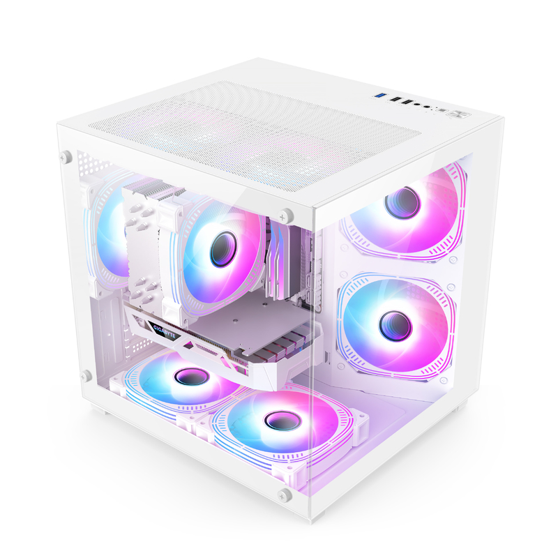 Micro-ATX / ITX PC Case Awesome Rozpraszanie ciepła obsługuje wiele różnych konfiguracji sprzętu dla profesjonalistów