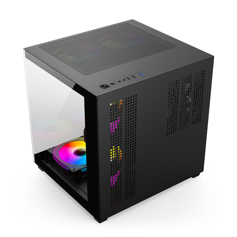 Micro-ATX / ITX PC Case Awesome Rozpraszanie ciepła obsługuje wiele różnych konfiguracji sprzętu dla profesjonalistów