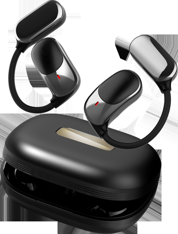 W uszach słuchawki Bluetooth z funkcją tłumaczenia BT5.4 Kompozytowy przełącznik 5,5 godzin odtwarzania