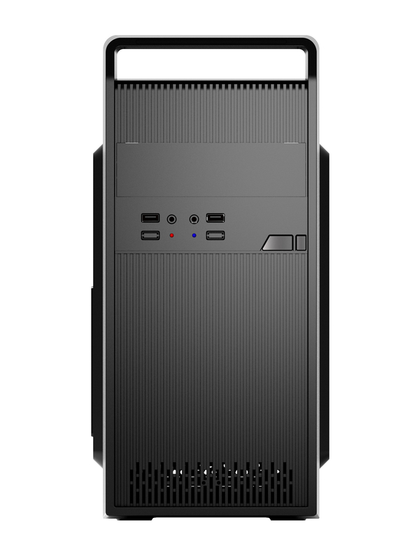 Pudełko do komputera do gier w ręku w formacie MATX zapewnia wystarczającą przestrzeń do instalacji i ulepszania oprogramowania