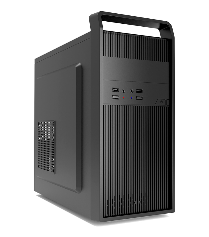 Pudełko do komputera do gier w ręku w formacie MATX zapewnia wystarczającą przestrzeń do instalacji i ulepszania oprogramowania