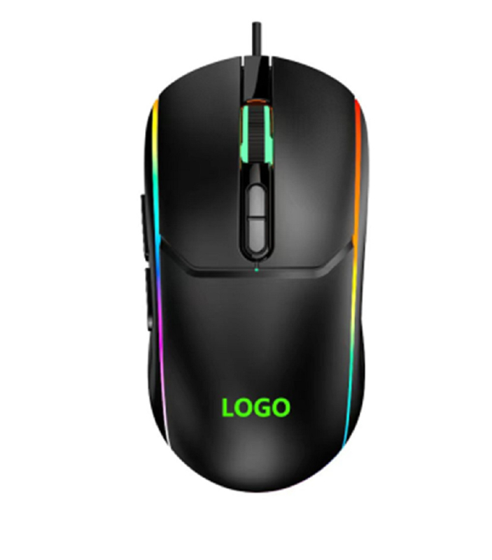 Wielofunkcyjna definicja makro 704F Chip regulowalny DPI dostosowywalne logo Zaawansowana mysz do gier z silnikiem laserowym
