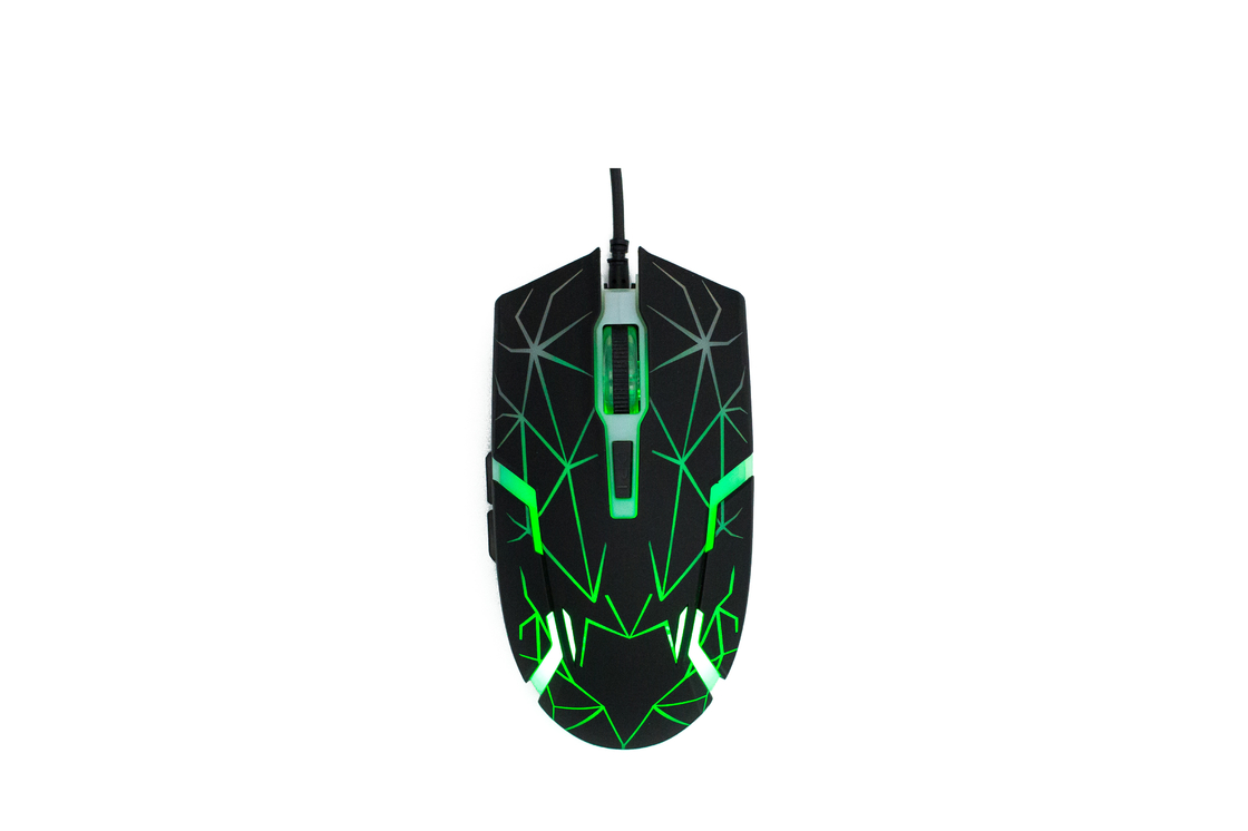 Drukowana mysz komputerowa RGB Tęcza Podświetlenie lekkie Wysokiej wydajności czujnik Precyzyjne ustawienia 6D DPI dla graczy Gracze e-sportu