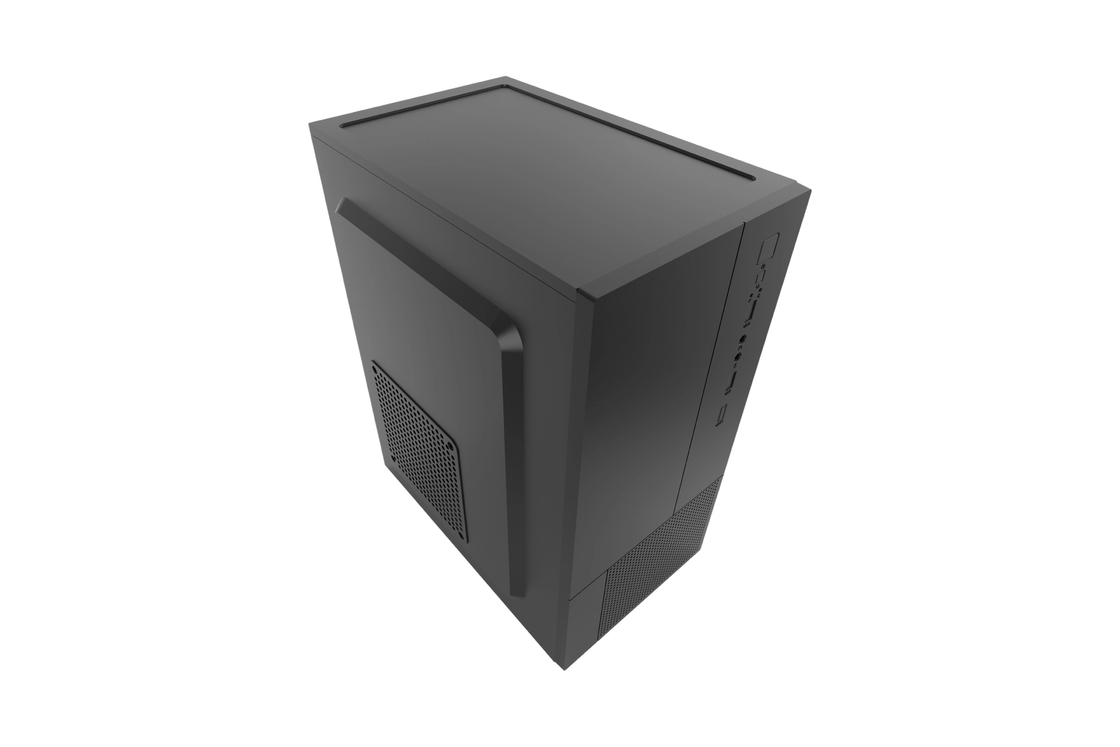 Kompaktna obudowa Micro ATX z dużą przestrzenią wewnętrzną w przystępnej cenie.