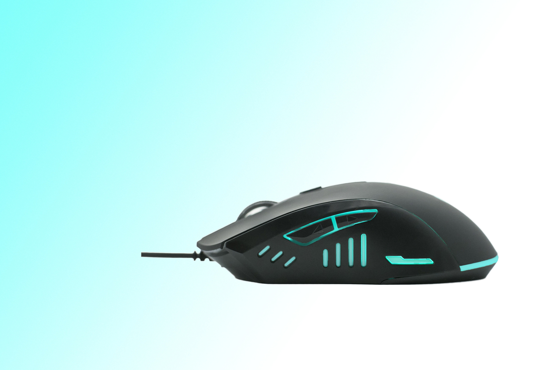 Oświetlenie RGB, 4-stopniowa regulacja DPI, USB plug-and-play, ergonomiczna mysz do gier 6D dla profesjonalistów i użytkowników ogólnych