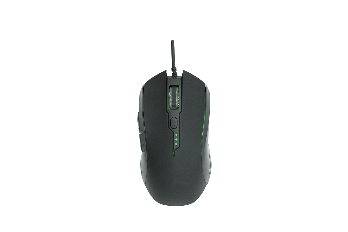 Oświetlenie RGB, 4-stopniowa regulacja DPI, USB plug-and-play, ergonomiczna mysz do gier 6D dla profesjonalistów i użytkowników ogólnych