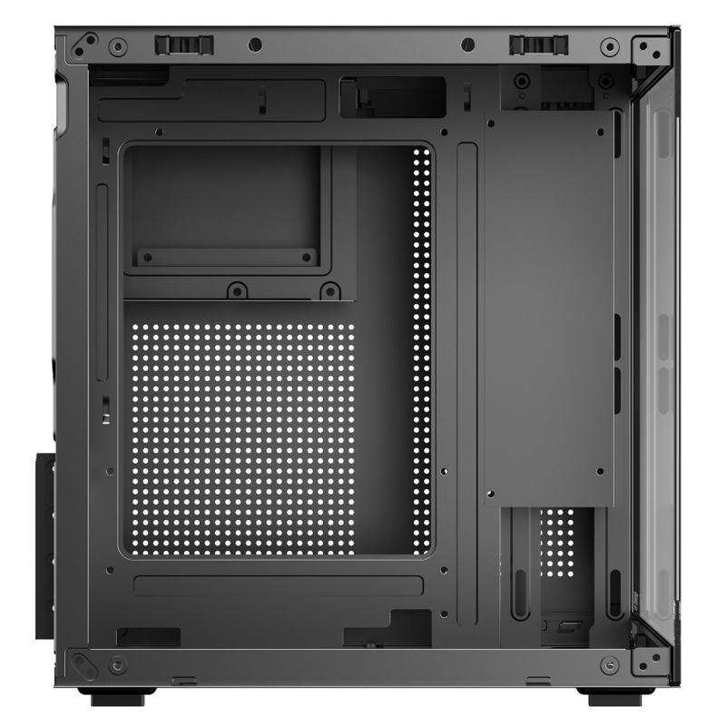 Obudowa do komputerów MATX/ITX obsługuje karty graficzne do 320 mm CPU chłodniki do 165 mm 1 dysk twardy 2 dyski SSD 3 x 12 cm Fani za pieniądze