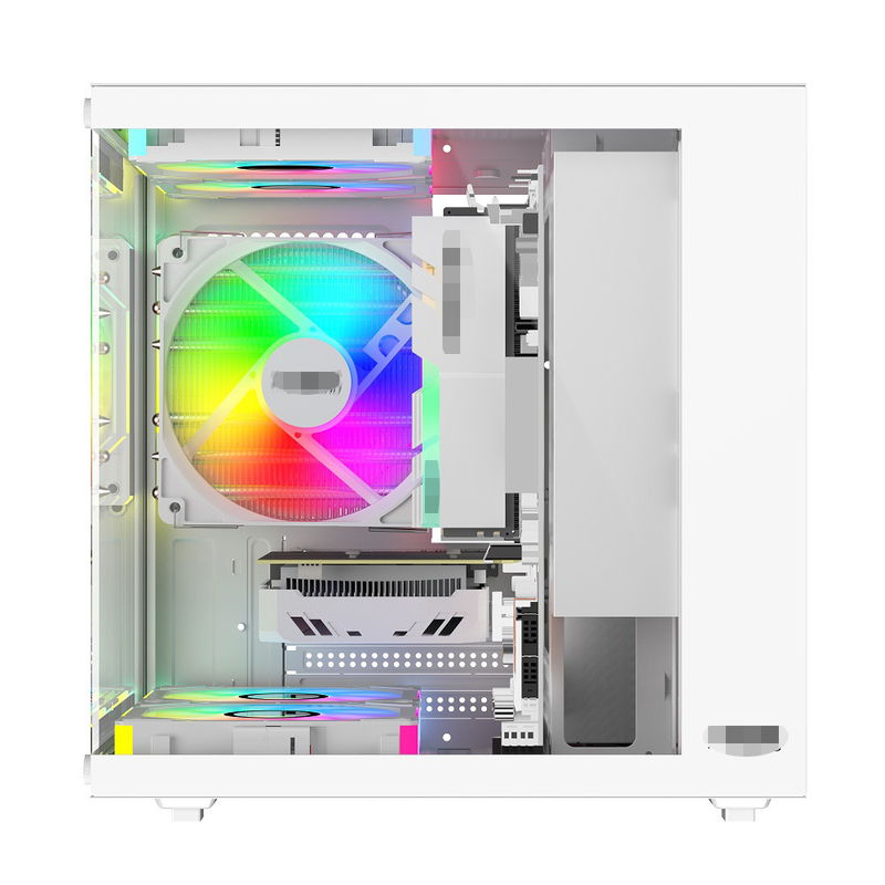 Obudowa do komputerów MATX/ITX obsługuje karty graficzne do 320 mm CPU chłodniki do 165 mm 1 dysk twardy 2 dyski SSD 3 x 12 cm Fani za pieniądze