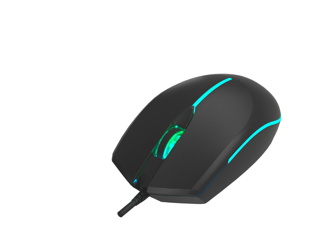 Dostosowalna mysz do gier 4D, ultra-lżejsza, płynne przewijanie, technologia śledzenia optycznego, ergonomiczna konstrukcja. Idealna dla graczy
