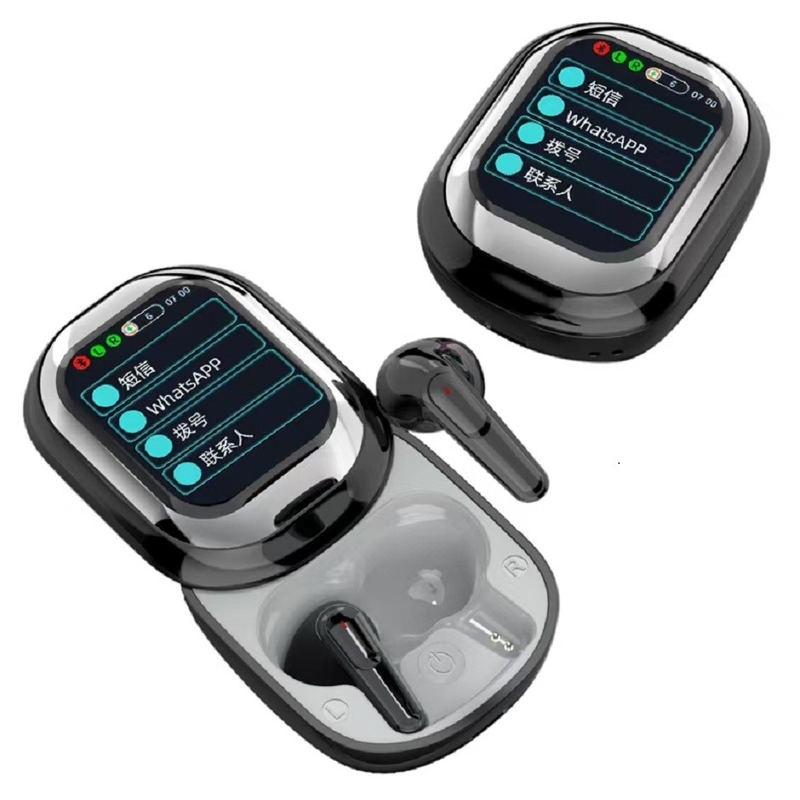 Bluetooth V5.4 Kontrola dotykowa 1 godzina ładowania 3,5 godziny czasu rozmowy IP4 wodoodporny Wspiera WhatsApp Facebook powiadomienia