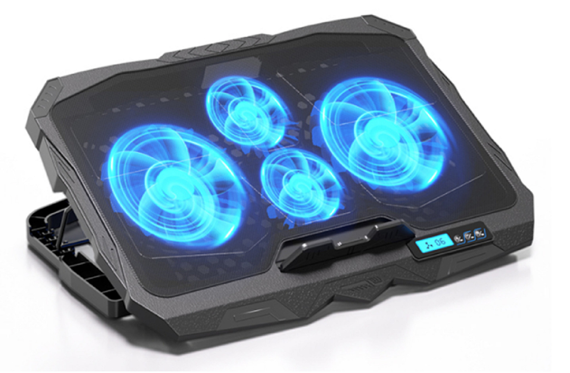 Dwa wielkości wentylatory 14cm 2Pcs i 7cm 2Pcs 3W Moc 1400/1800 RPM Cicha operacja lekkie z funkcją wyświetlacza