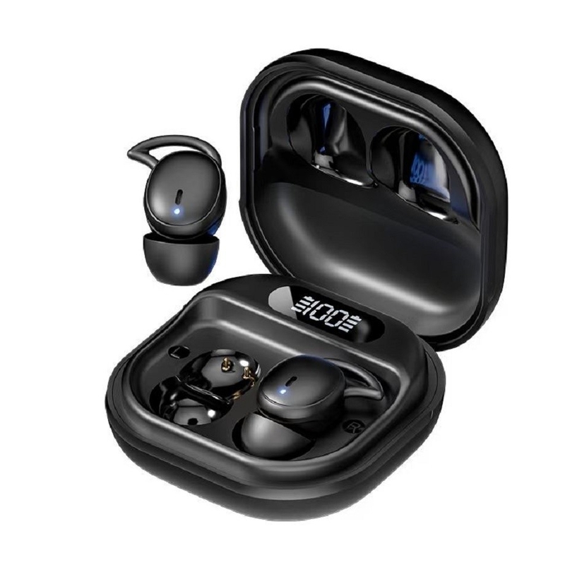 V5.4 Bluetooth słuchawka obsługuje protokoły A2DP AVRCP HFP Czas rozmowy 3-5 godzin F6 Głośnik miedzianego pierścienia w kolorze czarno-białym