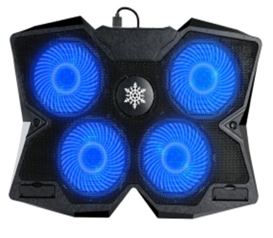 Laptop Cooling Tray Equipped With 4*14cm Fan Running At 1400±10% RPM Efficiently Dissipates Heat And Operates Quietly For Gamers Designers