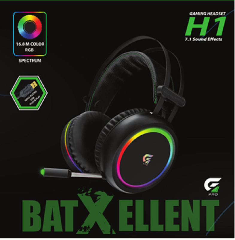 Bluetooth Słuchawki 16,8M Kolory RGB 7,1 Efekty dźwiękowe 20Hz-20kHz Zakres częstotliwości Φ50mm Głośnik 6,0*5,0mm Mikrofon wszechstronny dla graczy