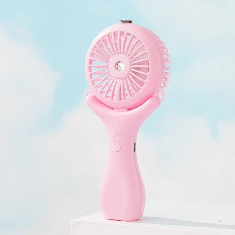 500mAh Bateria 2 godziny ładowania 3 prędkości wiatru 148g lekkie Halterneck Desktop Ręczny 3 w 1 Nano Spray Fan