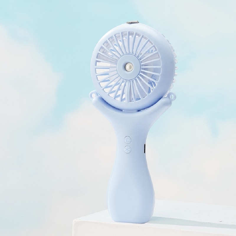 500mAh Bateria 2 godziny ładowania 3 prędkości wiatru 148g lekkie Halterneck Desktop Ręczny 3 w 1 Nano Spray Fan