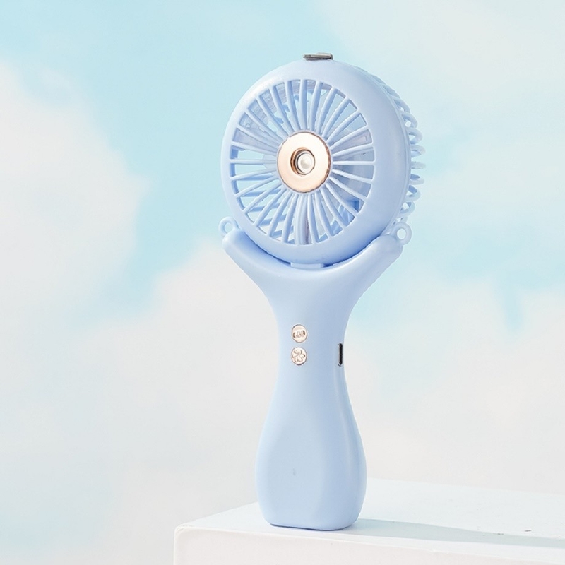500mAh Bateria 2 godziny ładowania 3 prędkości wiatru 148g lekkie Halterneck Desktop Ręczny 3 w 1 Nano Spray Fan