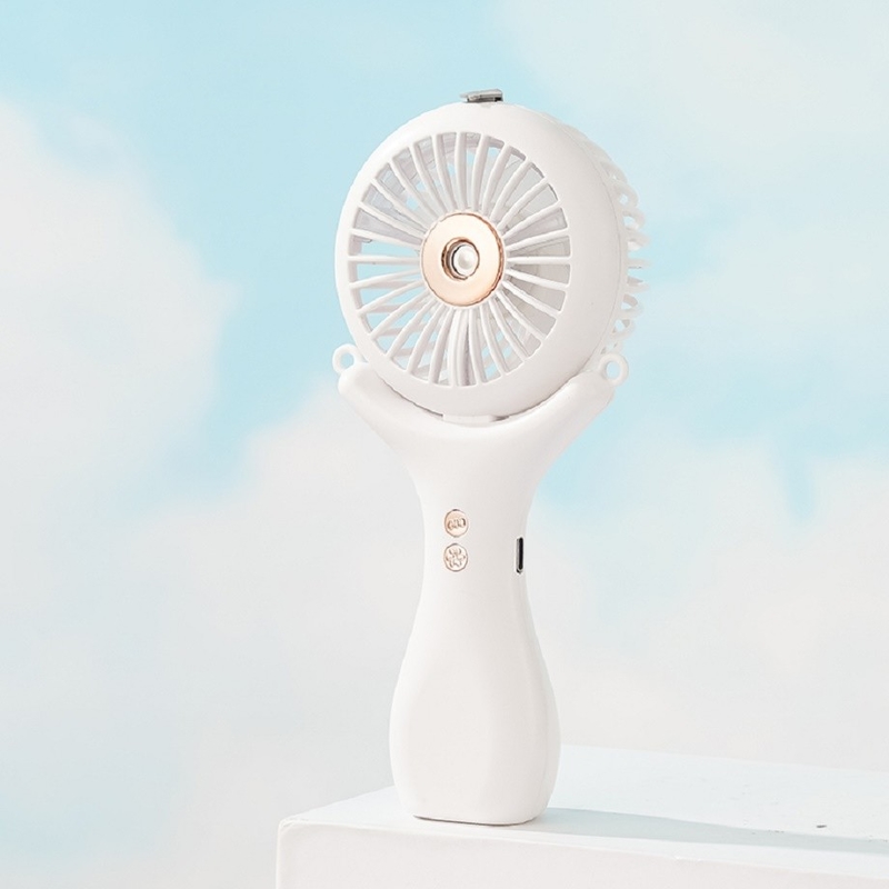 500mAh Bateria 2 godziny ładowania 3 prędkości wiatru 148g lekkie Halterneck Desktop Ręczny 3 w 1 Nano Spray Fan