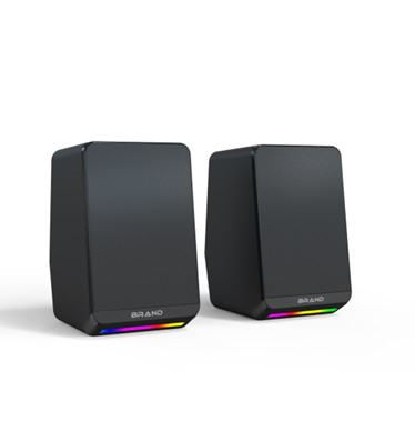 3W RMS Power Dual 2 cali głośniki SNR >30dB 0,46kg RGB Oświetlenie Inline Volume Control 5V DC Input For Desktop