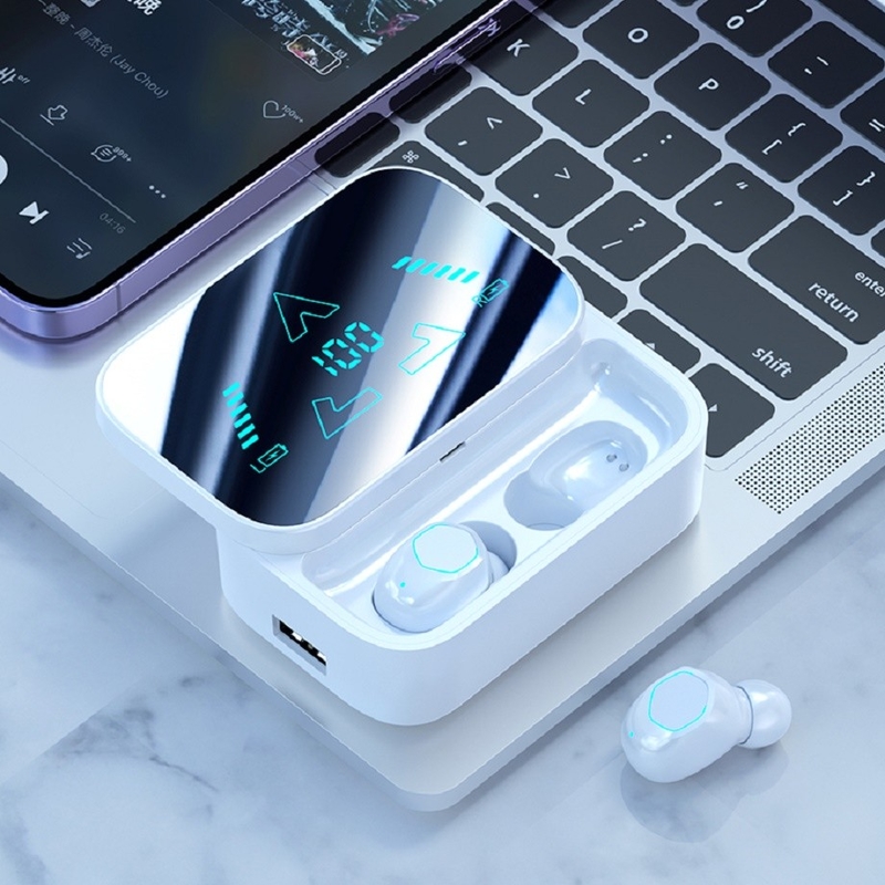 Design przesuwanego przedziału Inteligentny wyświetlacz lusterkowy Wysokiej prędkości Bluetooth 5,3 słuchawki All-weather Bateria Życie wodoodporne Do sportu