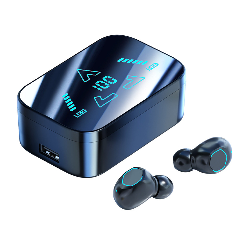 Design przesuwanego przedziału Inteligentny wyświetlacz lusterkowy Wysokiej prędkości Bluetooth 5,3 słuchawki All-weather Bateria Życie wodoodporne Do sportu