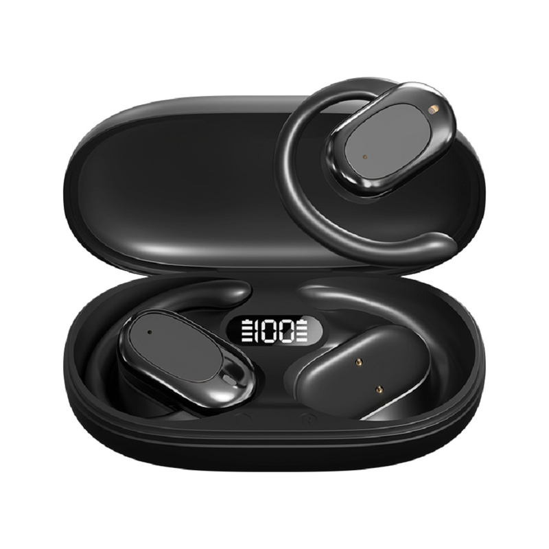 90° regulowalne haky do uszu Bluetooth słuchawki słuchawki F14.2 ultracienkie białka, Bluetooth 5.4 z obsługą AAC/SBC, zerowy design wrażliwości